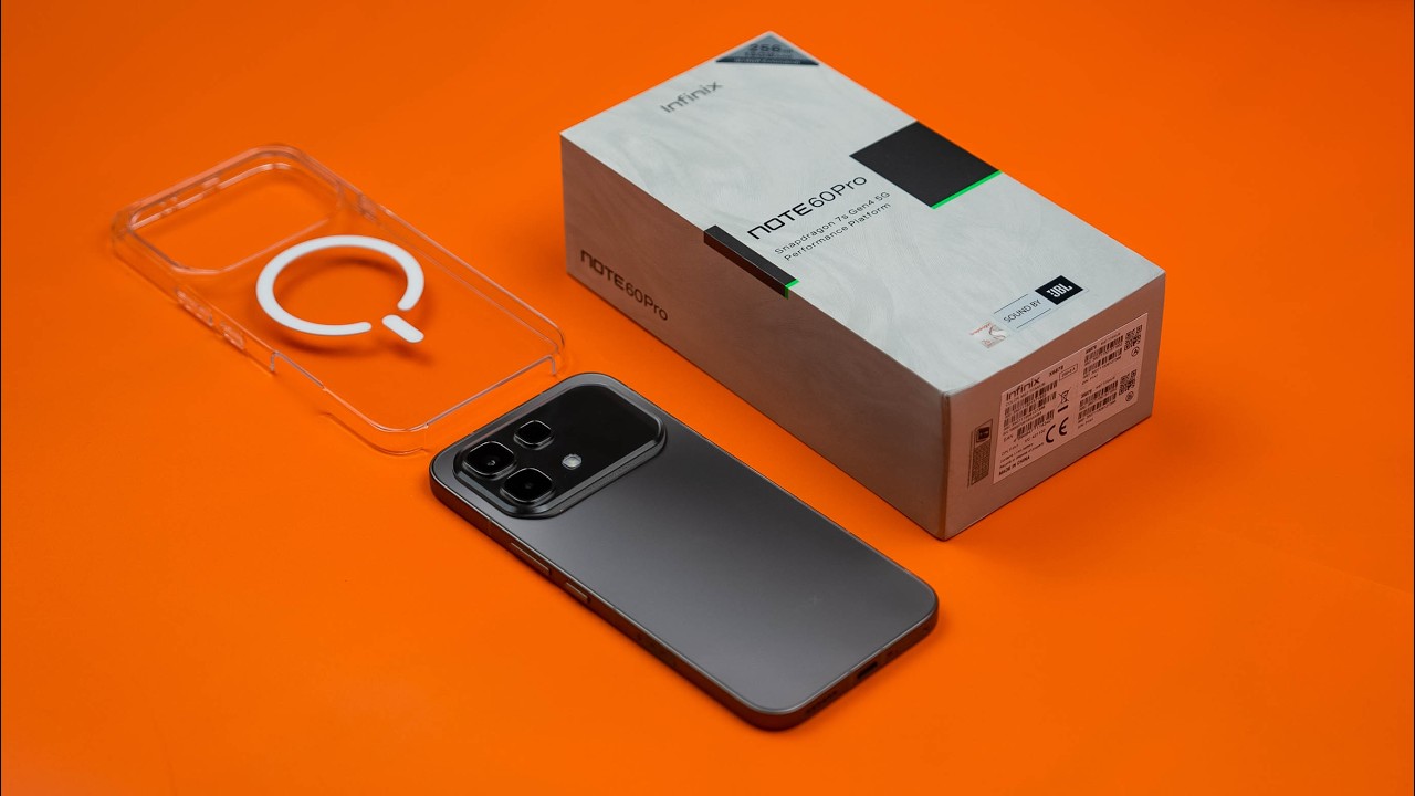 Infinix Note 60 Pro unboxing and setup ✨