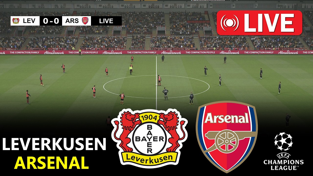 🔴LIVE : Bayer Leverkusen vs Arsenal | Champions League 2026 | Ucl Live | PES 21 Simulation
