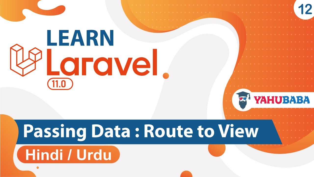 Laravel Pass Data Route to View Tutorial in Hindi / Urdu