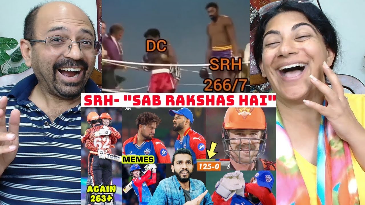ABHISHEK SHARMA 12 BALLS 46 RUNS 😳😳 SRH BATTING IN POWERPLAY 🔥 SRH VS DC 2024 HIGHLIGHTS