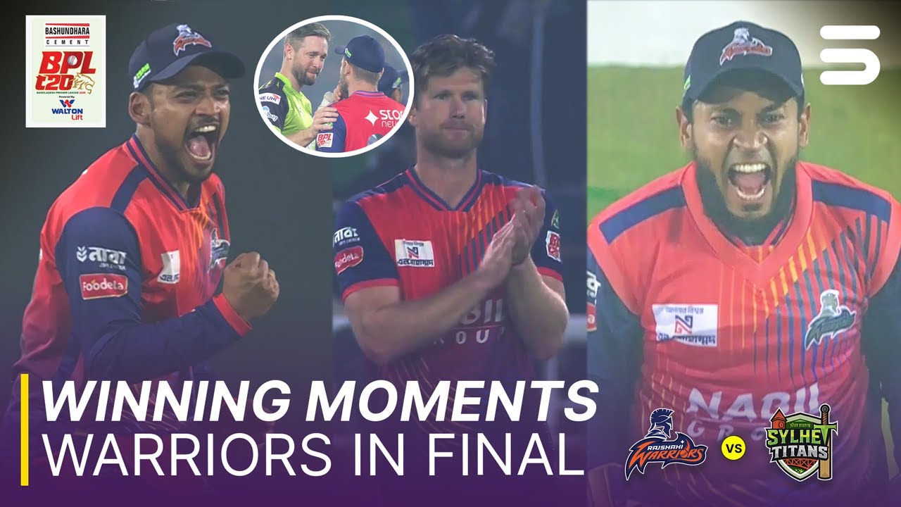 Winning Moments 👏 | Sylhet vs Rajshahi | Match 33 | Qualifier 2 | BPL 2026 | M3Z1K