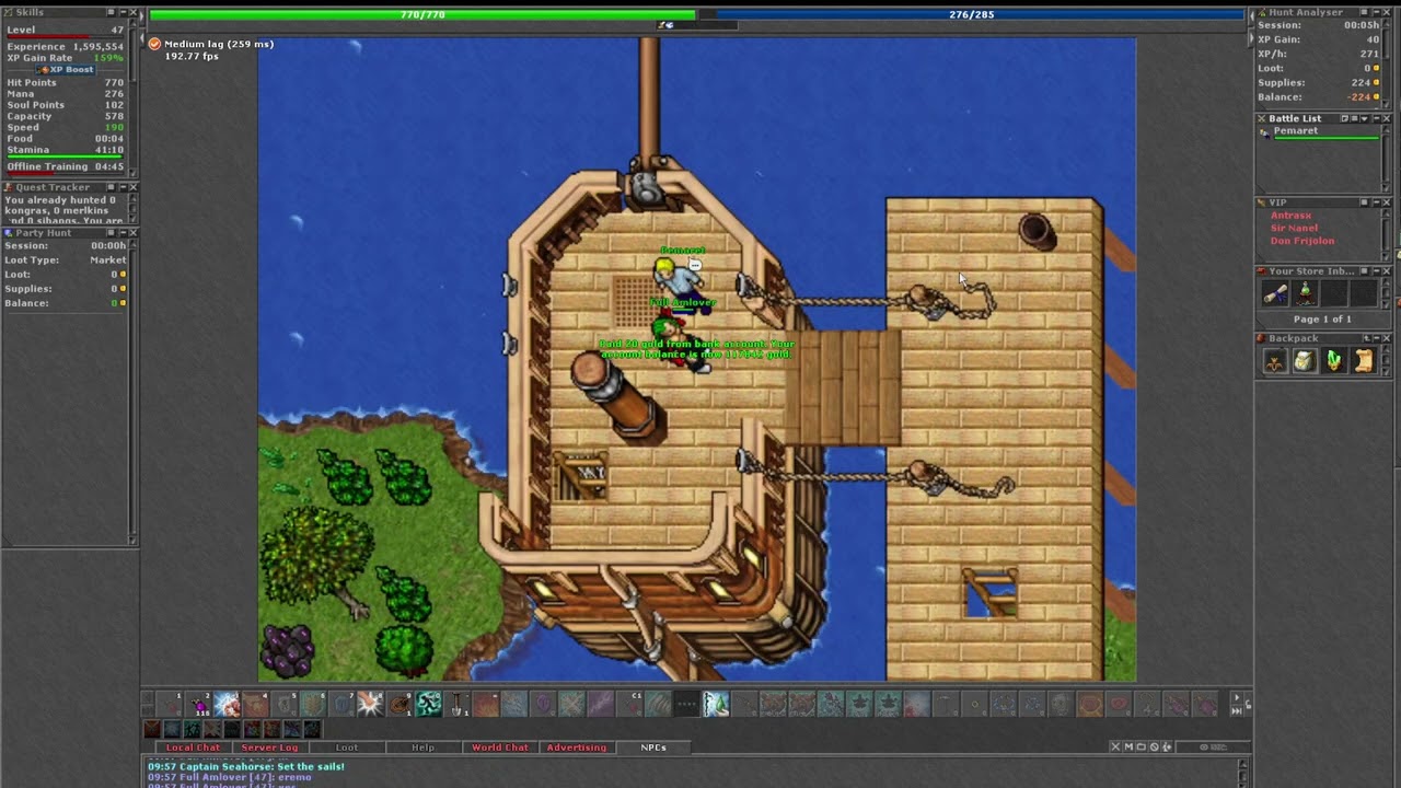 Tibia - Route to all 5 basic blessings!