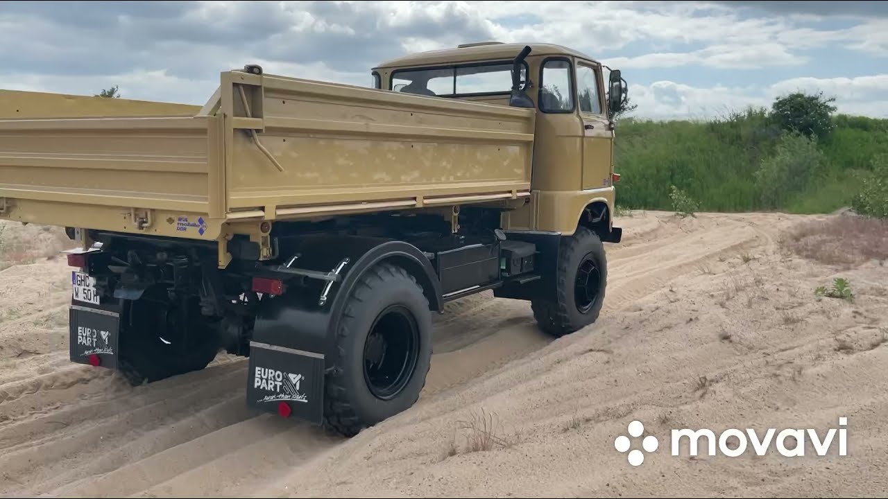IFA W50 LA - Ausfahrt in leichtes Gelände, in die kleine Wüste 😀🚚👍