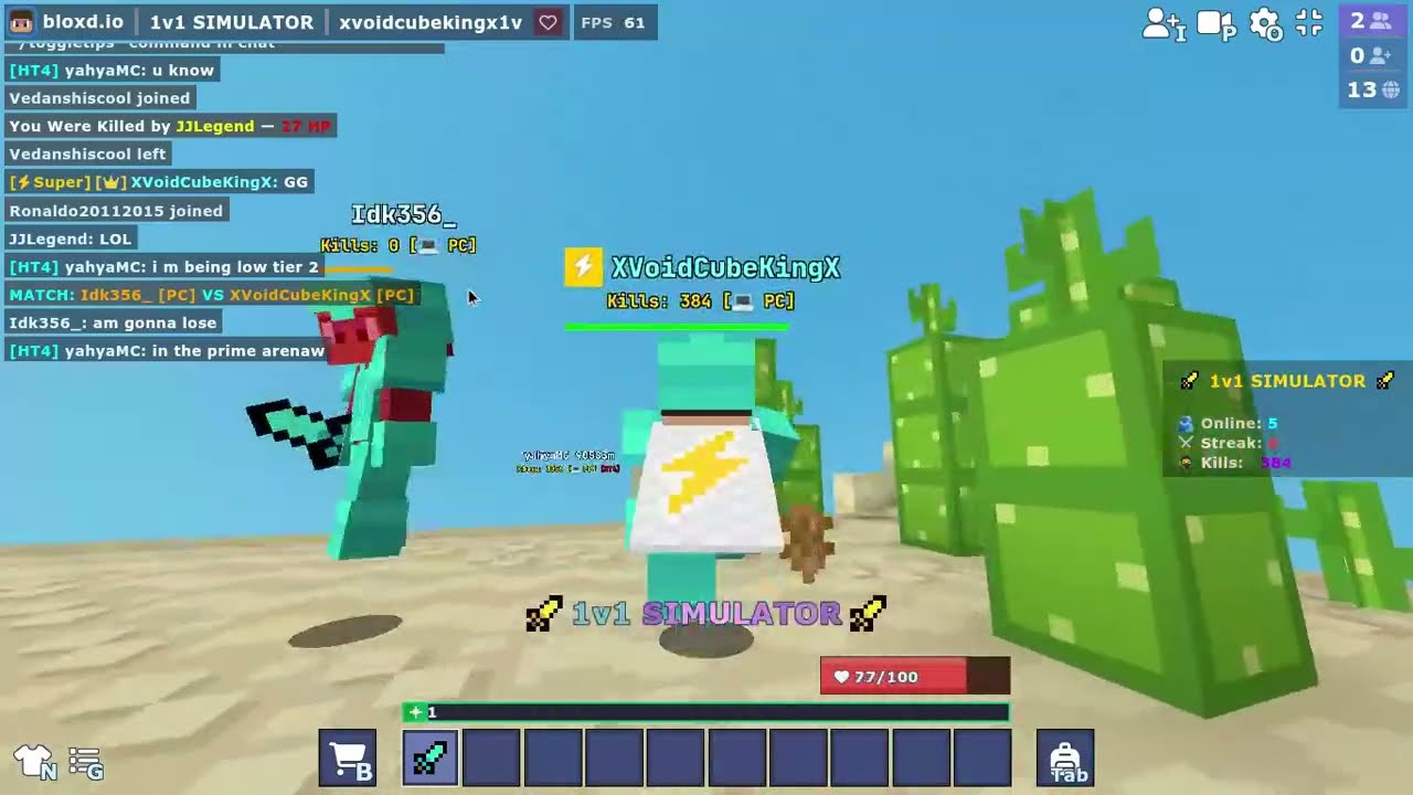 1v1 SIMULATOR with Friends/Subscribers😀