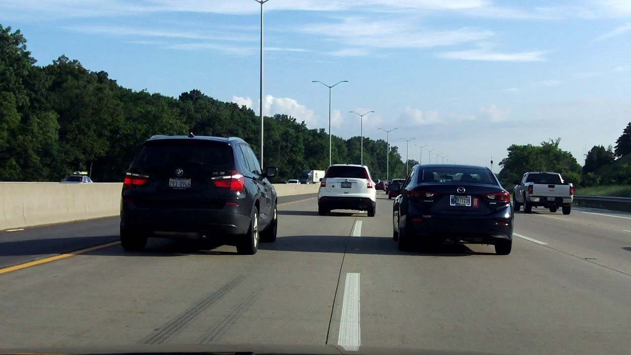 Tri-State Tollway (Interstate 294 Exits 44 to 52) northbound
