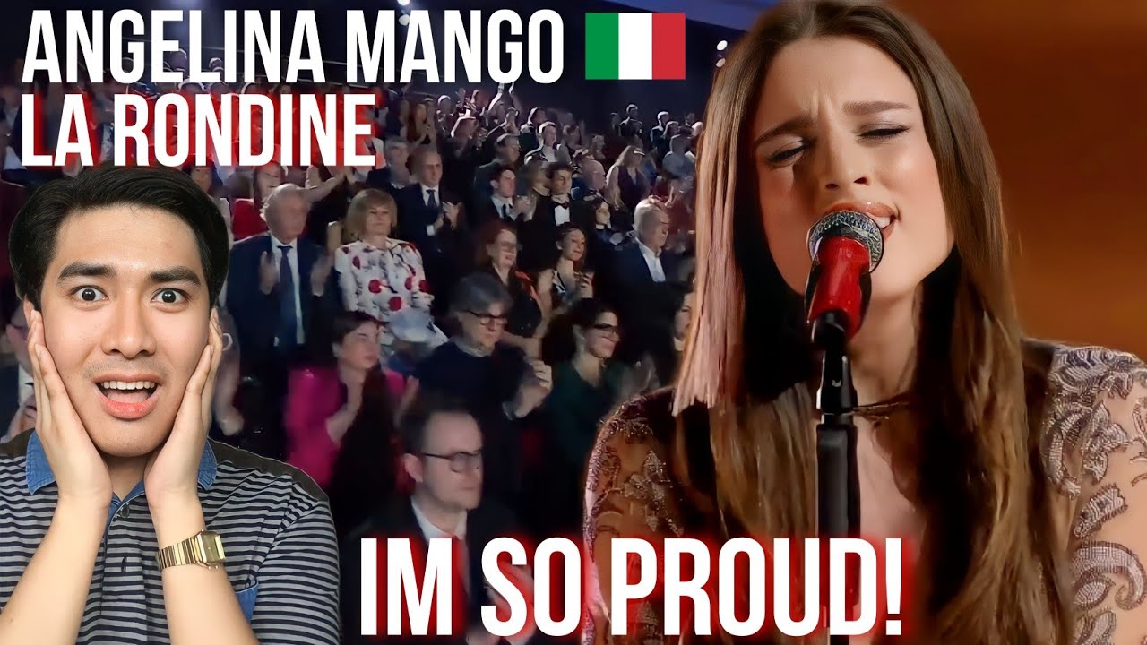 Sanremo 2024 - Angelina Mango con Il quartetto d'archi canta 