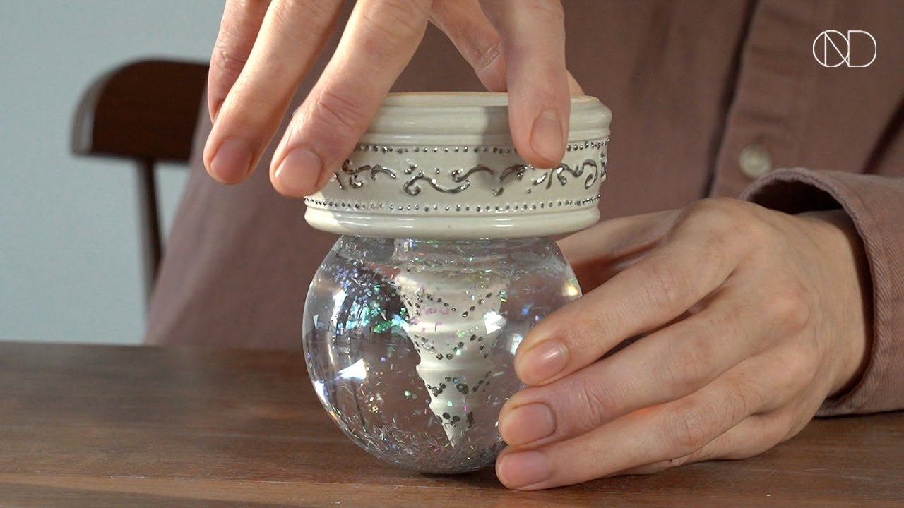도자기 스노우볼 만들기 ❄️ : Making a ceramic snowball  [ONDO STUDIO]
