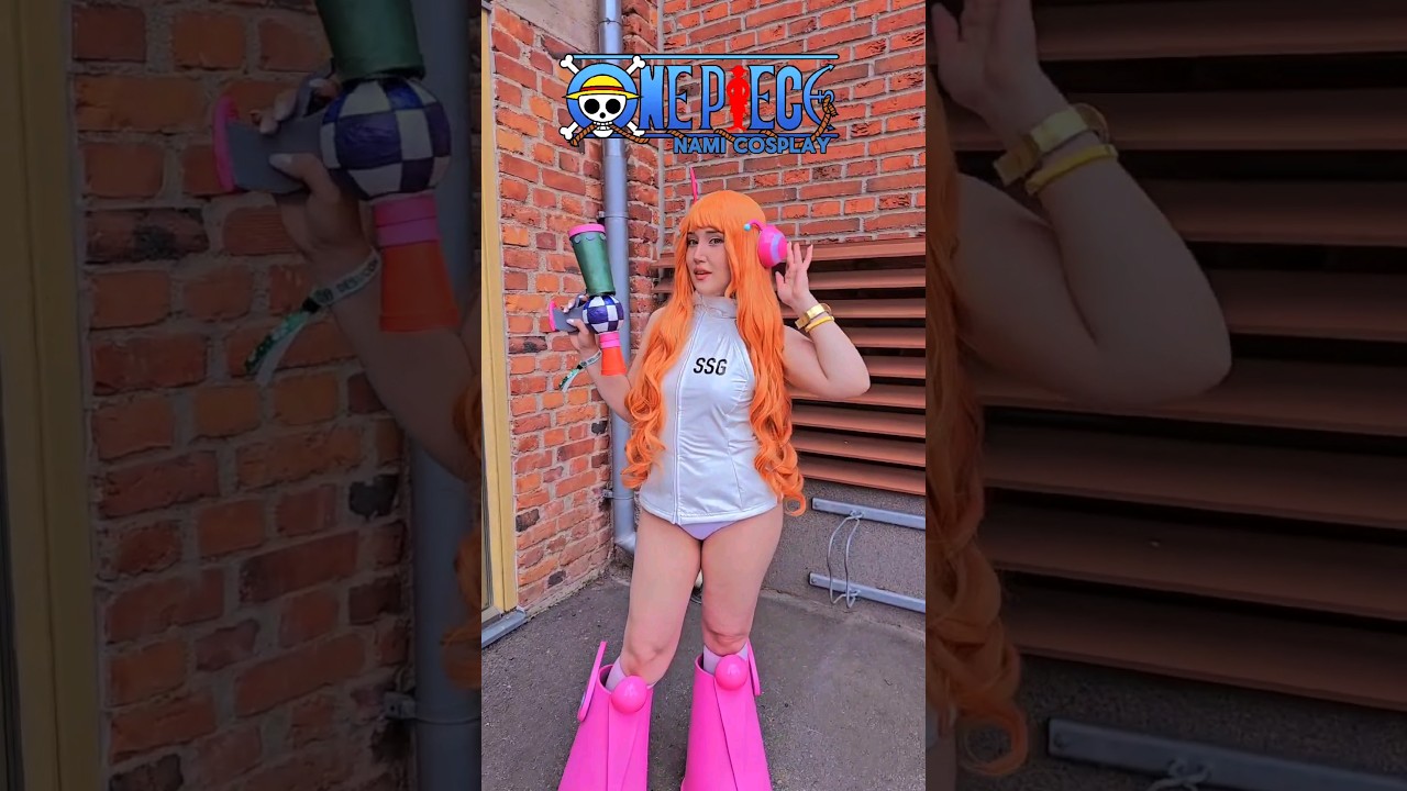 One Piece Egghead Nami Cosplay 🍊🏴&zwj;☠️