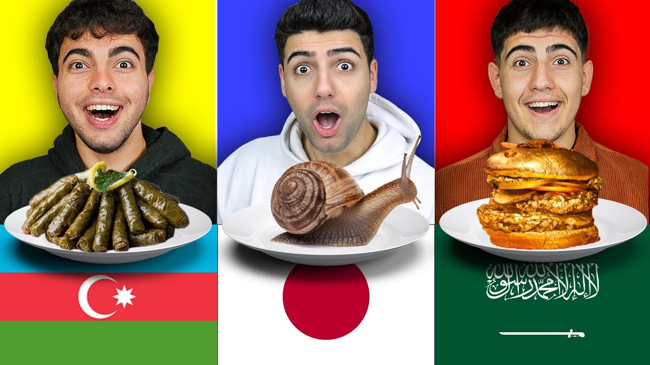 ÜLKELERİN EV YEMEKLERİNİ DENEDİK !