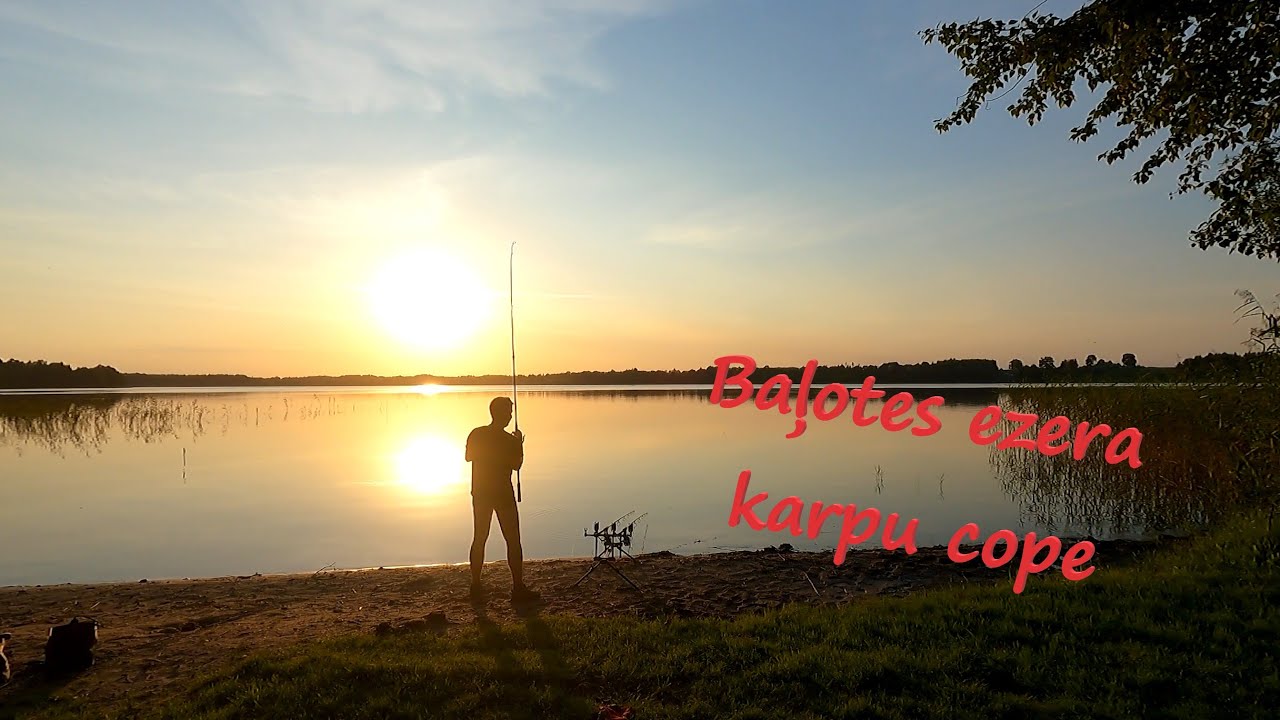 Karpu cope Baļotes ezerā 2. daļa