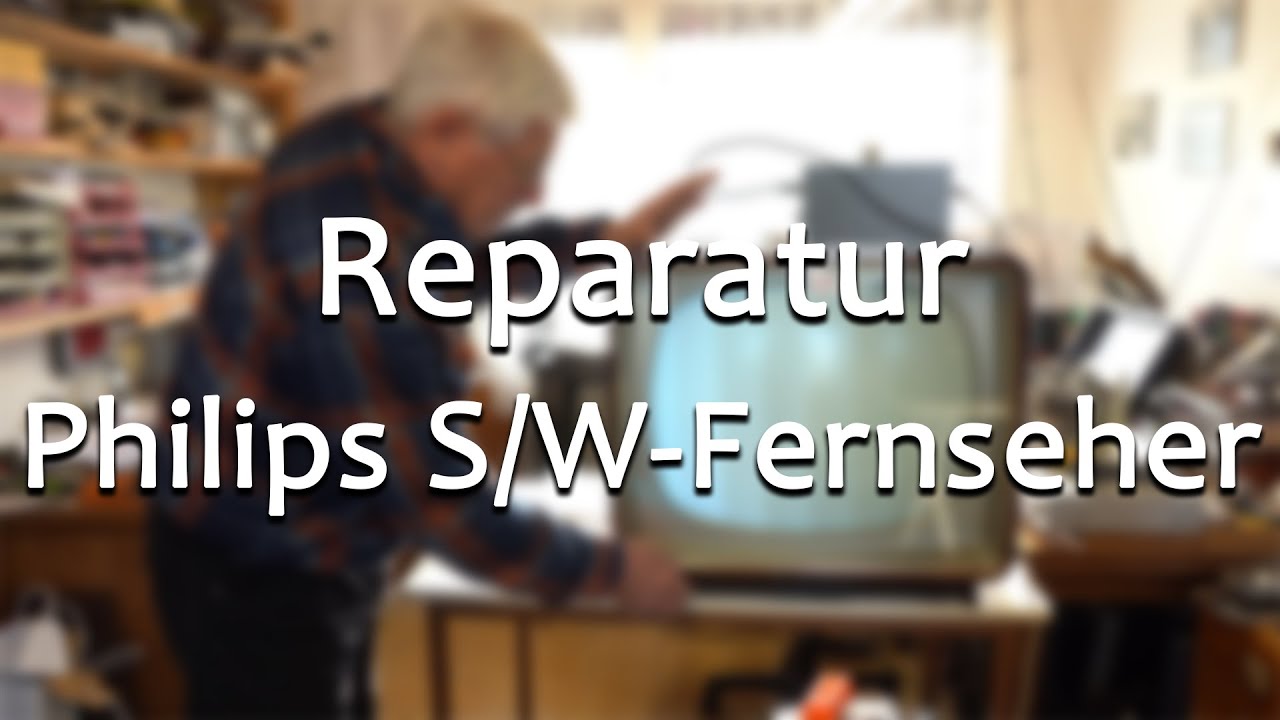 Reparatur eines Philips Leonardo-S-Vollautomatic S/W-Fernsehers || Meister Jambo