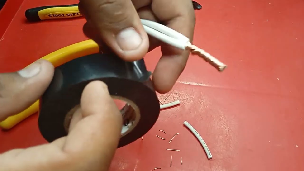 Como encintar empalmes eléctricos correctamente ⚡💯