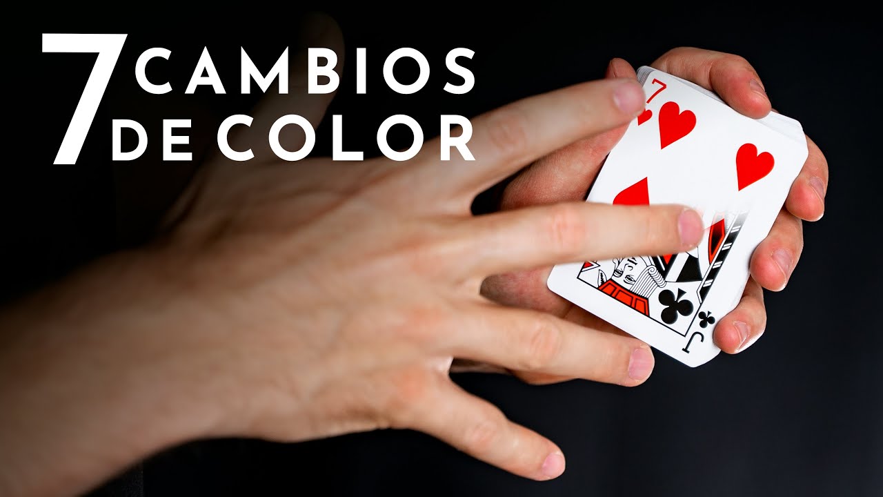 7 TRUCOS DE MAGIA CON CARTAS - Cambios de color visuales