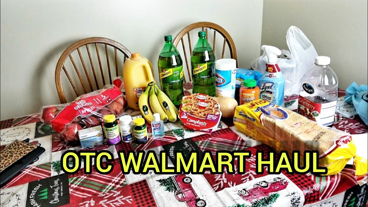 OTC Walmart Haul |Caresource Rewards Card