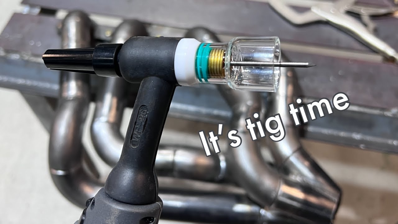 Tig welding steam pipe turbo manifold