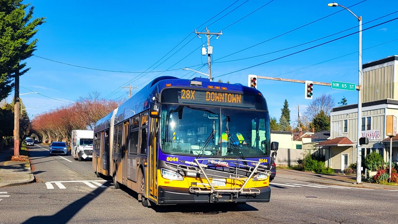 Ride on a King County Metro 2016 New Flyer XDE60 #8046