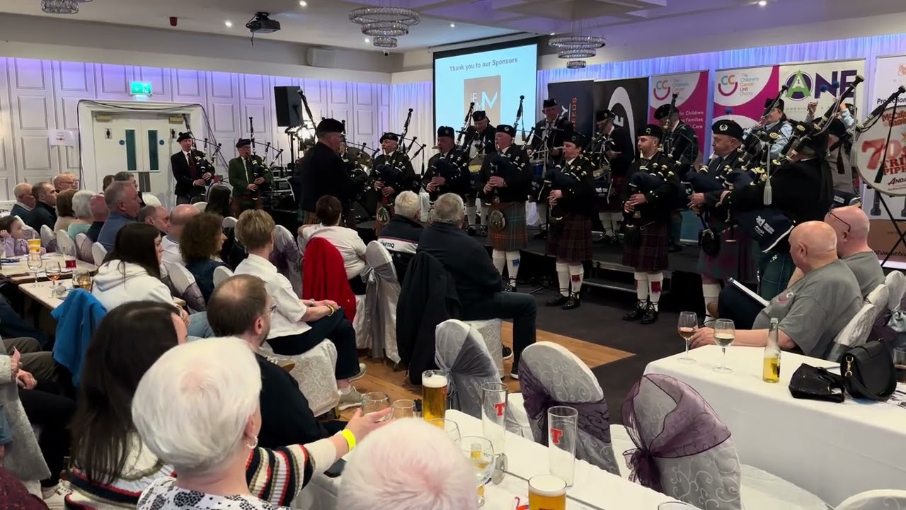 The 70s Tribute Pipe Band - Children’s Cancer Charity Concert 2025 - 70s Medley