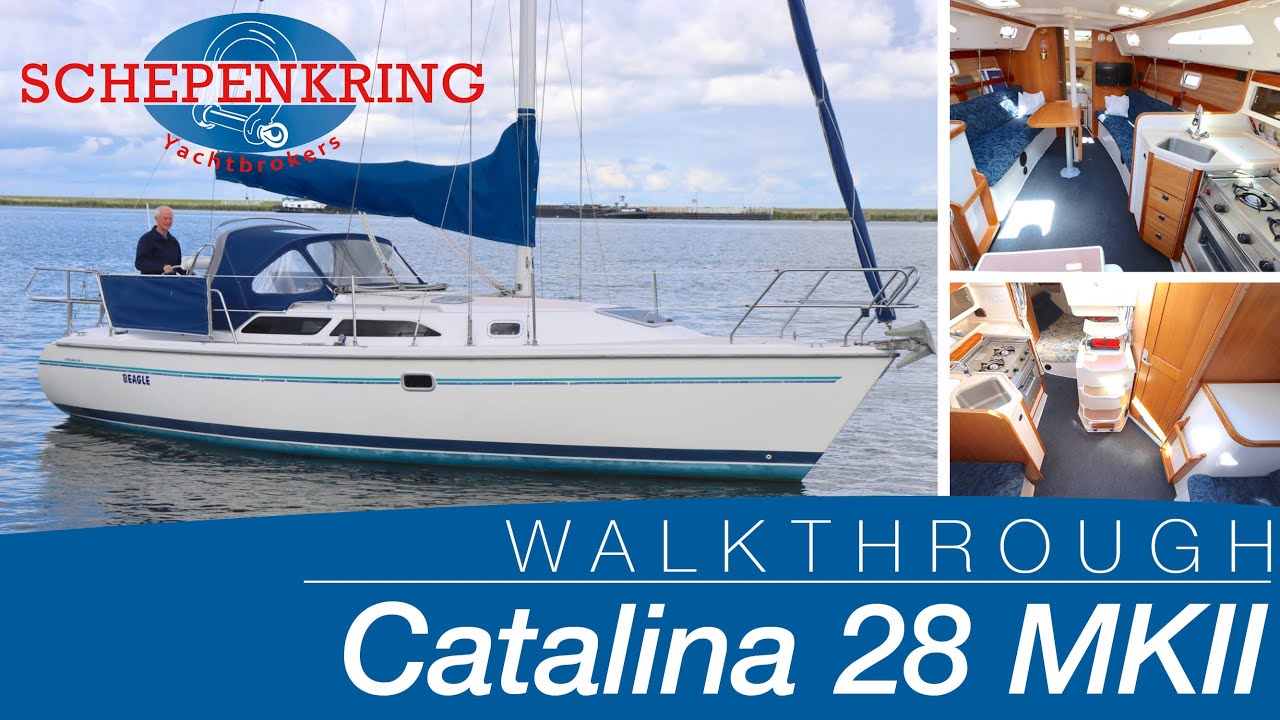Catalina 28 MK2 for sale | Yacht Walkthrough | @ Schepenkring Lelystad | 4K