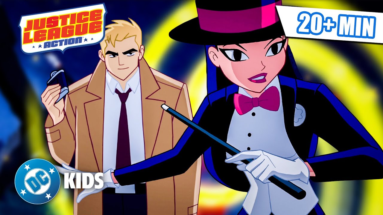 Constantine and Zatanna! Magic MAYHEM 🪄 | Justice League Action | #KidsCartoons @dckids