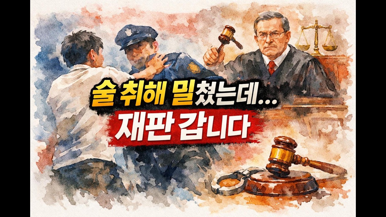 공무집행방해, 술 취해 경찰 밀쳤다면 벌금일까 실형일까