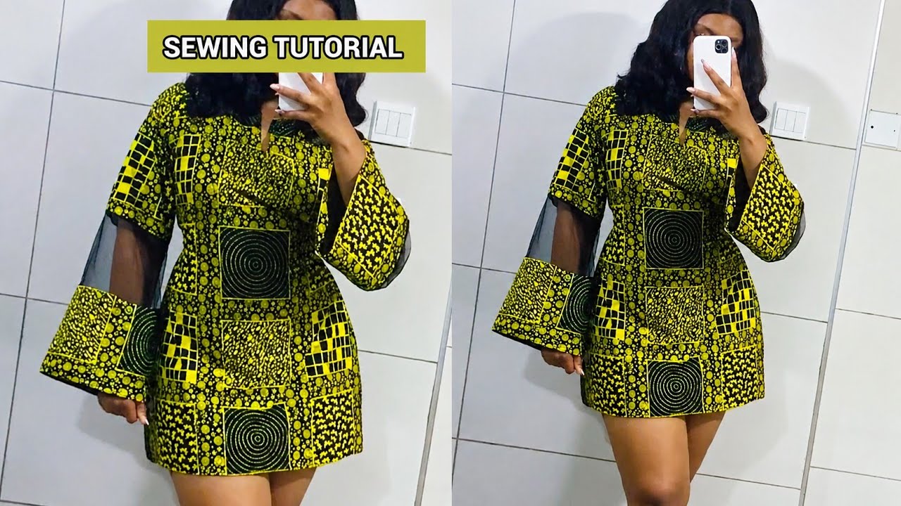 How to Sew This Stunning Ankara Shift Gown | Beginner-Friendly Tutorial 