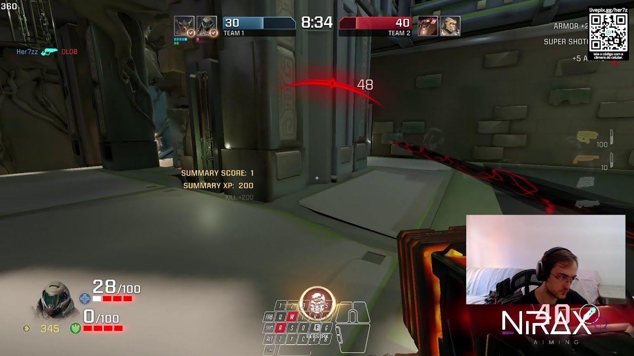 Em busca da mira perfeita - Quake | NiRΛX Aiming | !contato !twitch !niraxaim