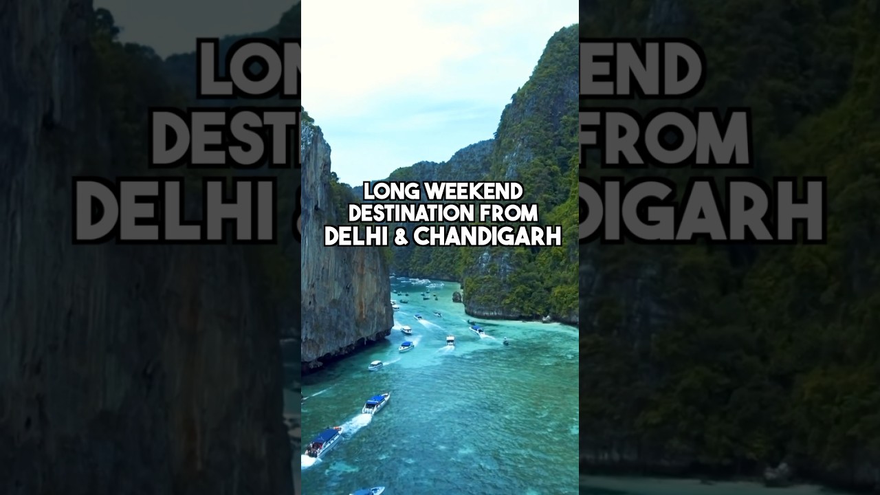 Top Long Weekend Getaways Near Delhi and Chandigarh #shorts