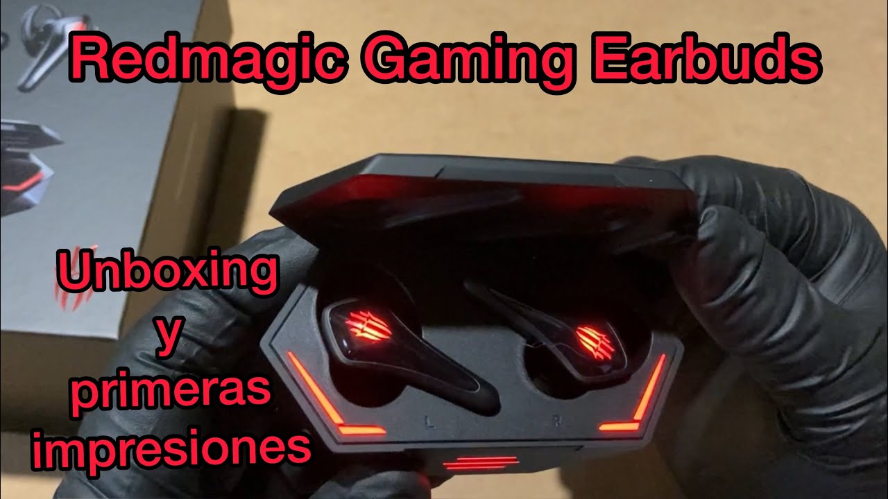 Redmagic TWS Gaming Earbuds,auriculares/audífonos complemento ideal al Nubia Redmagic