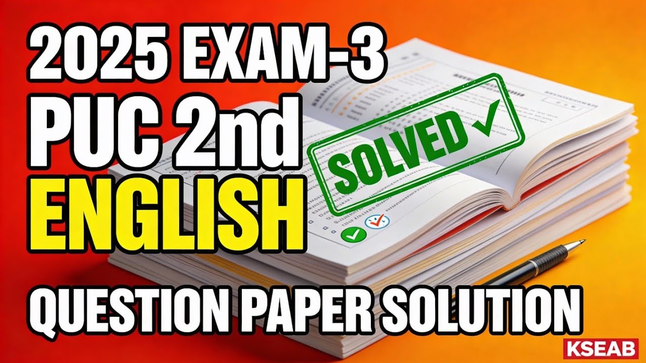 Решение экзаменационных вопросов 3-го экзамена 2025 года: английский язык для 2-го курса PUC.