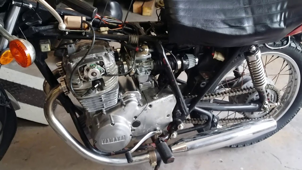 1978 Yamaha XS 400 2nd Start after top end/ head swap