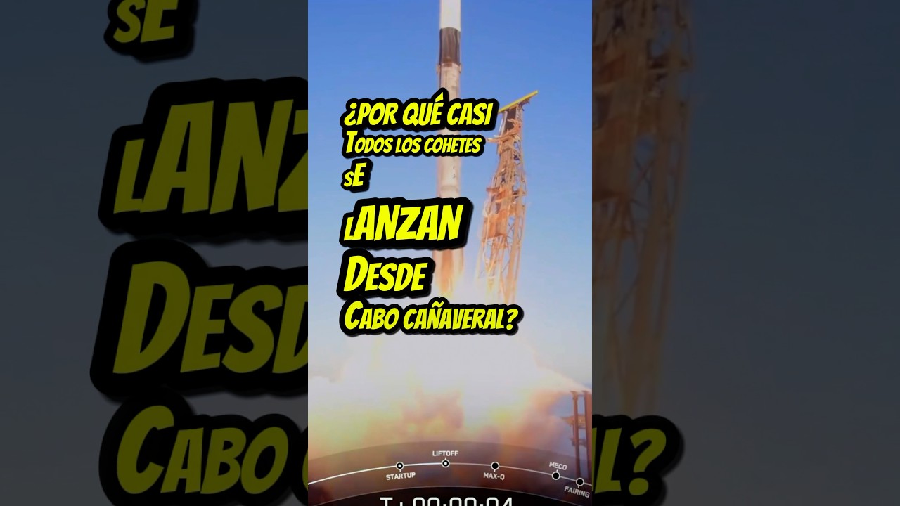 🚀 Cohetes &iquest;Por qu&eacute; desde Cabo Ca&ntilde;averal? #ciencia #curiosidades #educaci&oacute;n