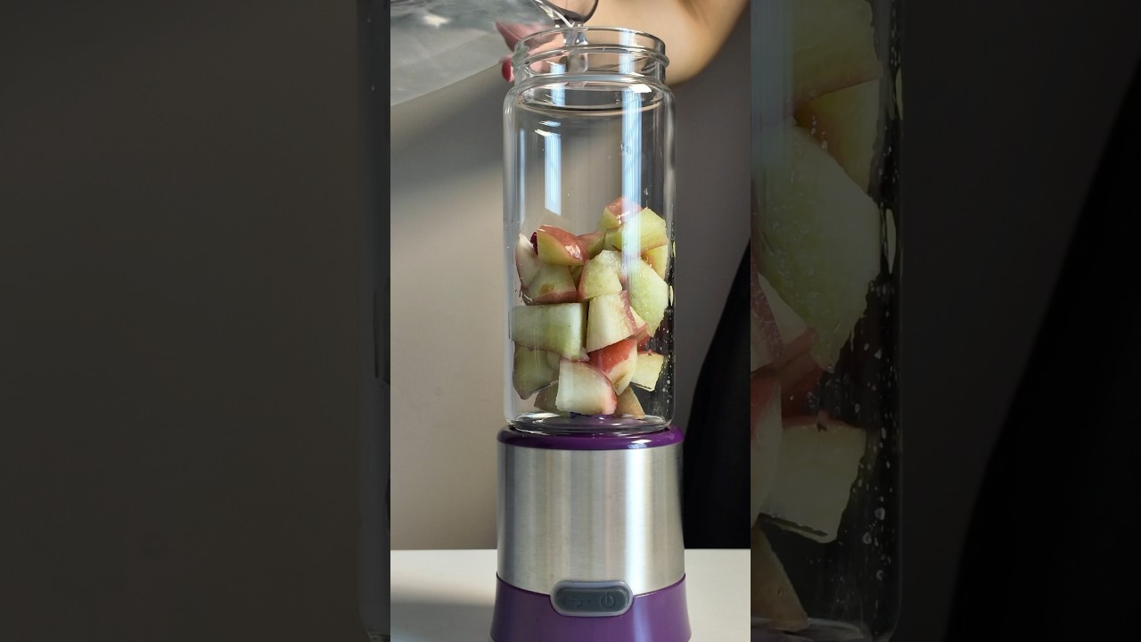 Blender Wax Apple Fruit Smoothie #recipe #satisfying #shorts #homemade #blender #juice #waxapple