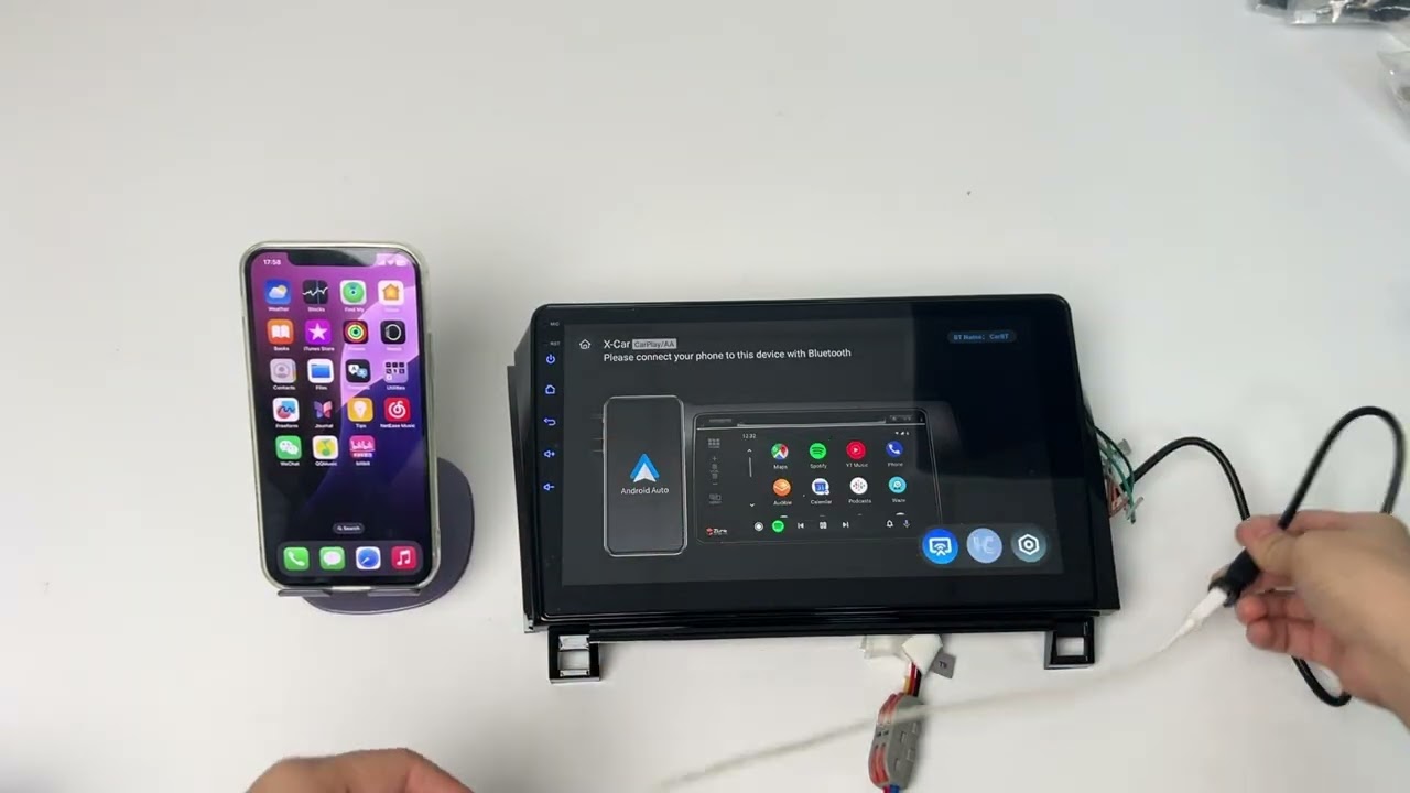 Как подключить проводной Apple CarPlay (USB к iPhone) | Инструкция по подключению магнитолы ViaBe...