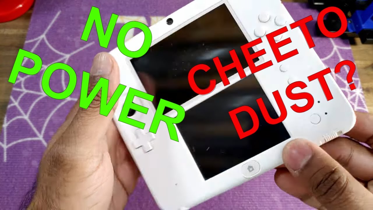 Repair Attempt: 2DS With No Power and Bonus Cheeto Dust
