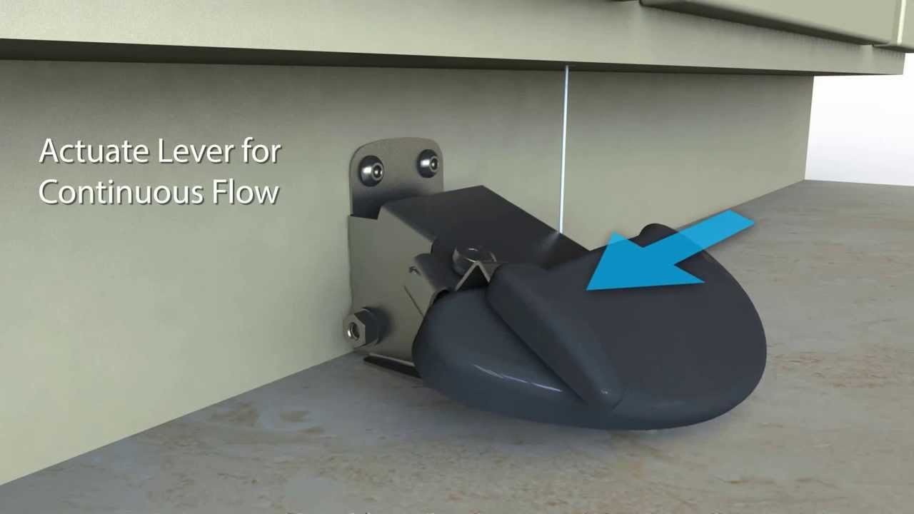 AquaPedal Operation- Hands Free Pedal Activated Sink