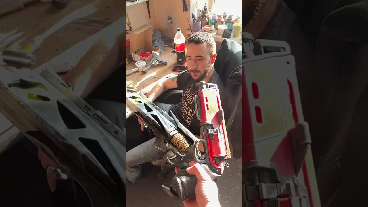 What would you say? 😏Fake guns #destiny #destiny2 #destinytiktok #props #cosplay #cosplayer