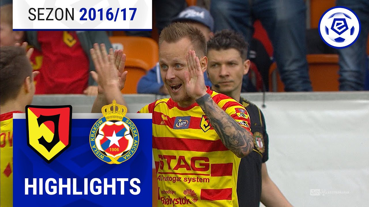 Jagiellonia Białystok - Wisła Kraków 2:0 | SKRÓT | Ekstraklasa 2016/17 | 33. Kolejka