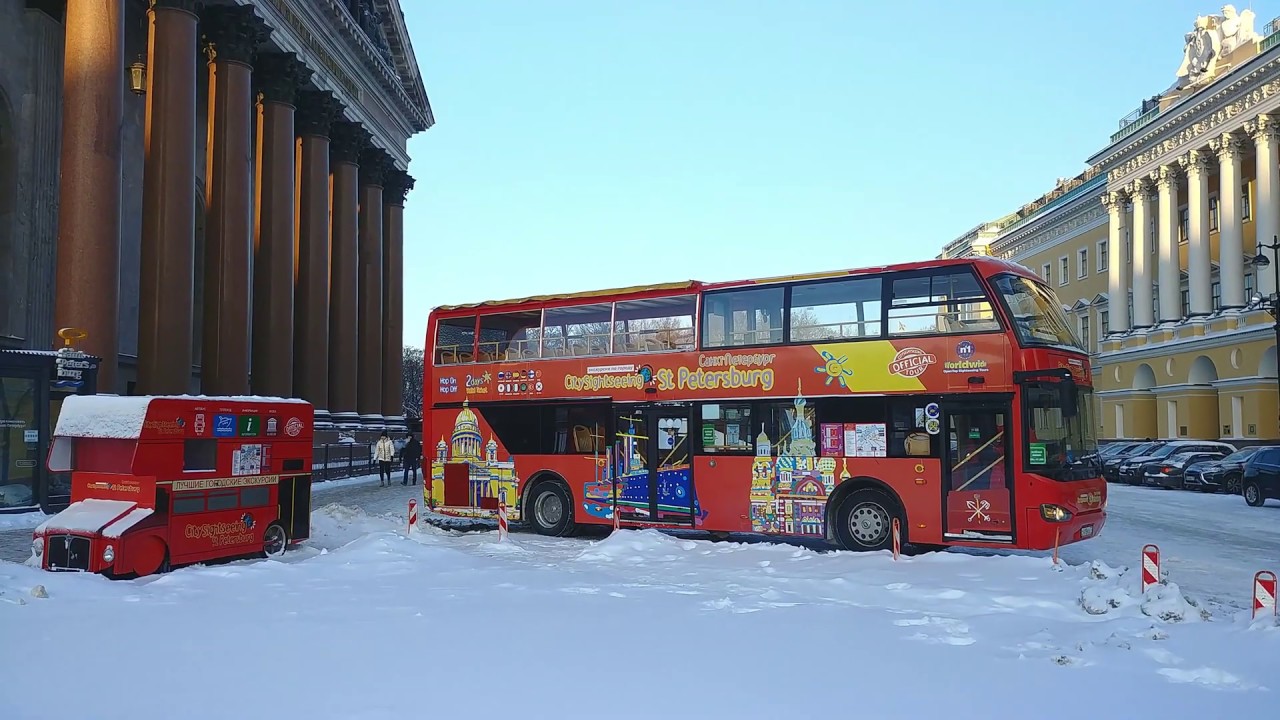 Saint Petersburg - Winter / 2019 - random 4k video vlog of central parts of the city