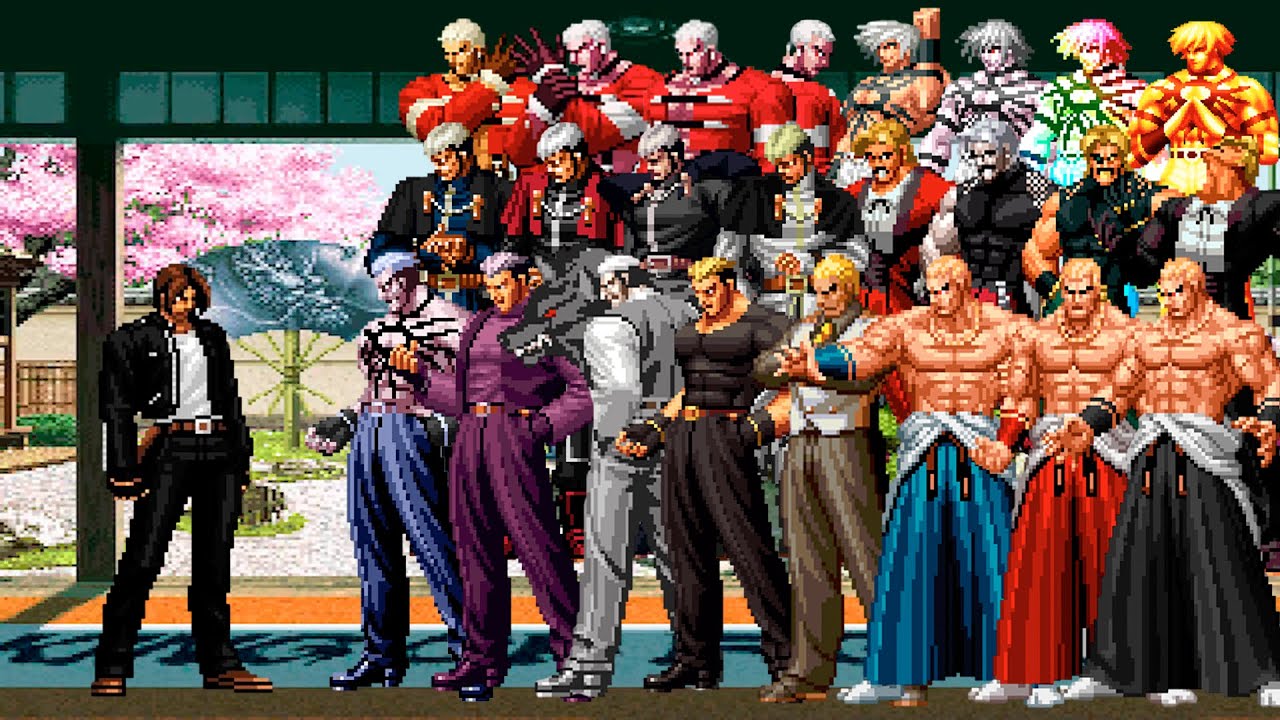 L . F - Kyo Vs Super Kof Bosses Team Mugen