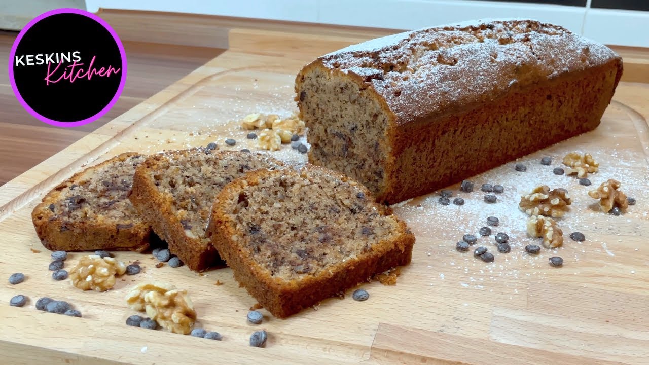 Rührkuchen mit  Walnuss und Schokolade - saftig und leicht - sehr lecker - einfaches Rezept
