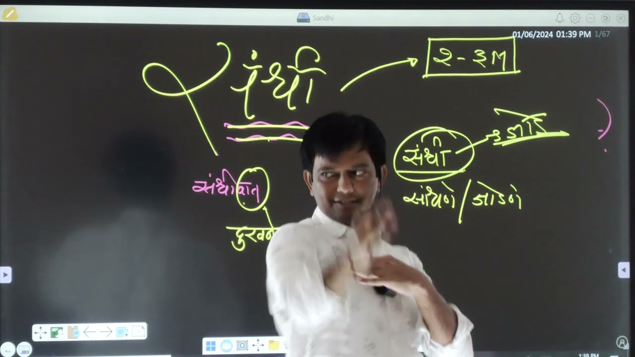 मराठी व्याकरण! संधी !#niteshkarale #karalesir