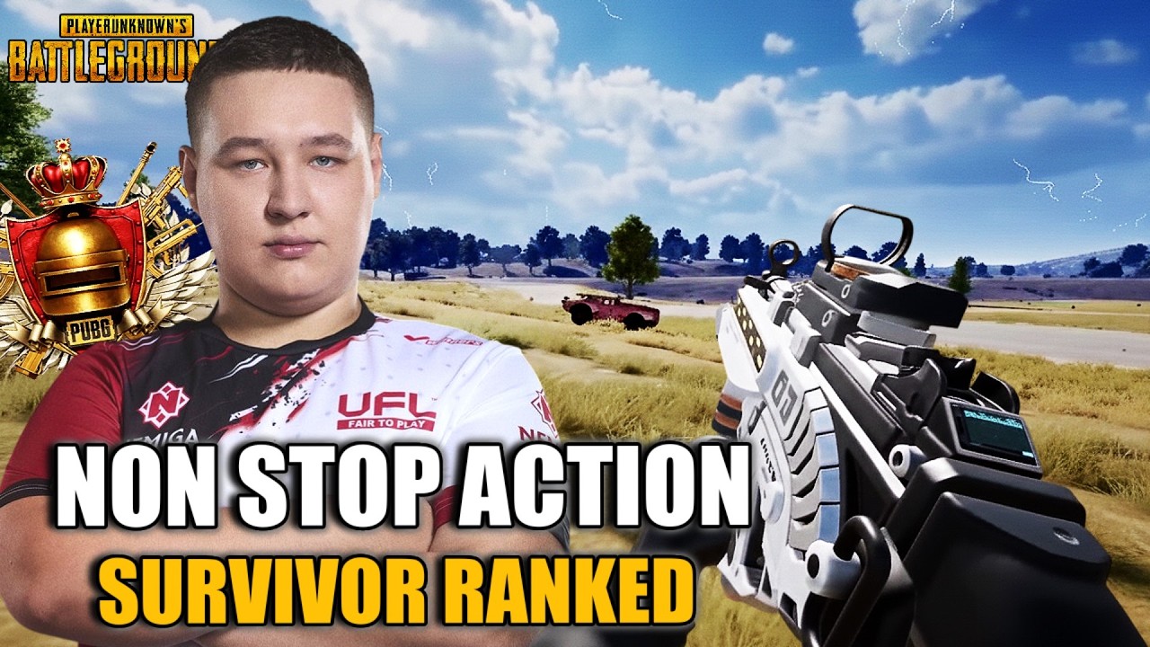 LEV4NTE'S THE MOST AGGRESSIVE FIGHTER IN SURVIVOR RANKED SQUADS | PUBG