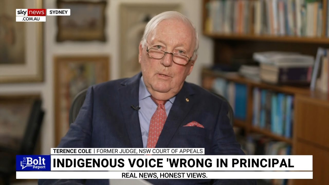 'Wrong in principle': Terence Cole slams the Voice to Parliament