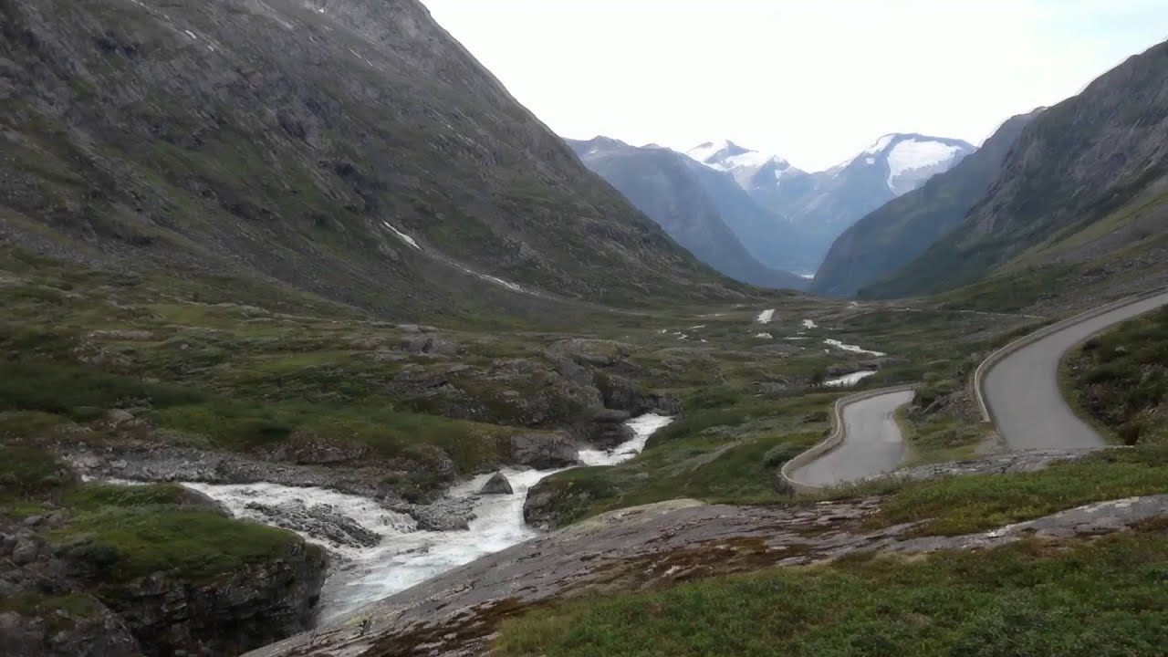 National Tourist Route Gamle Strynefjellsvegen. Norway.