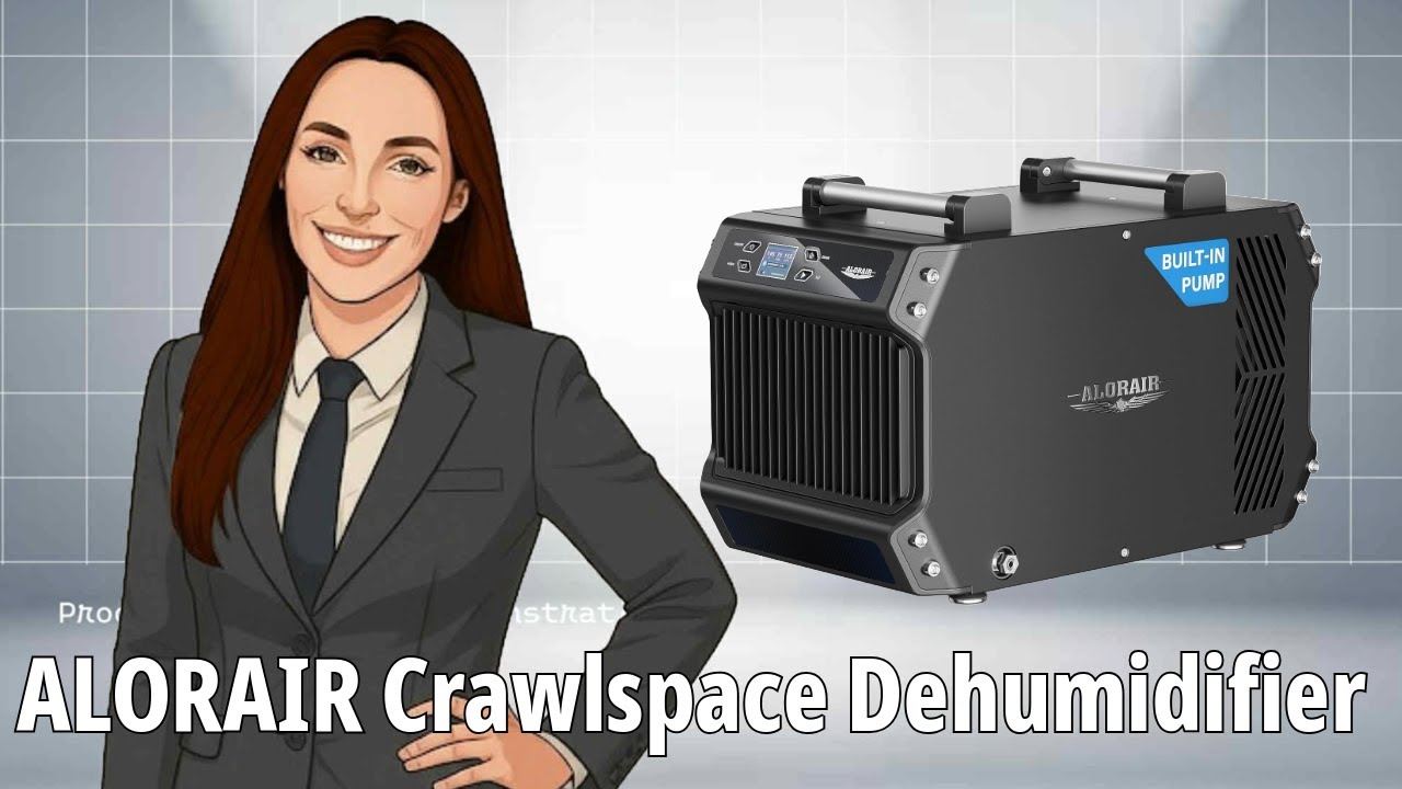 AlorAir Galaxy 60: Heavy Duty 145-Pint Crawl Space Dehumidifier Review & Setup
