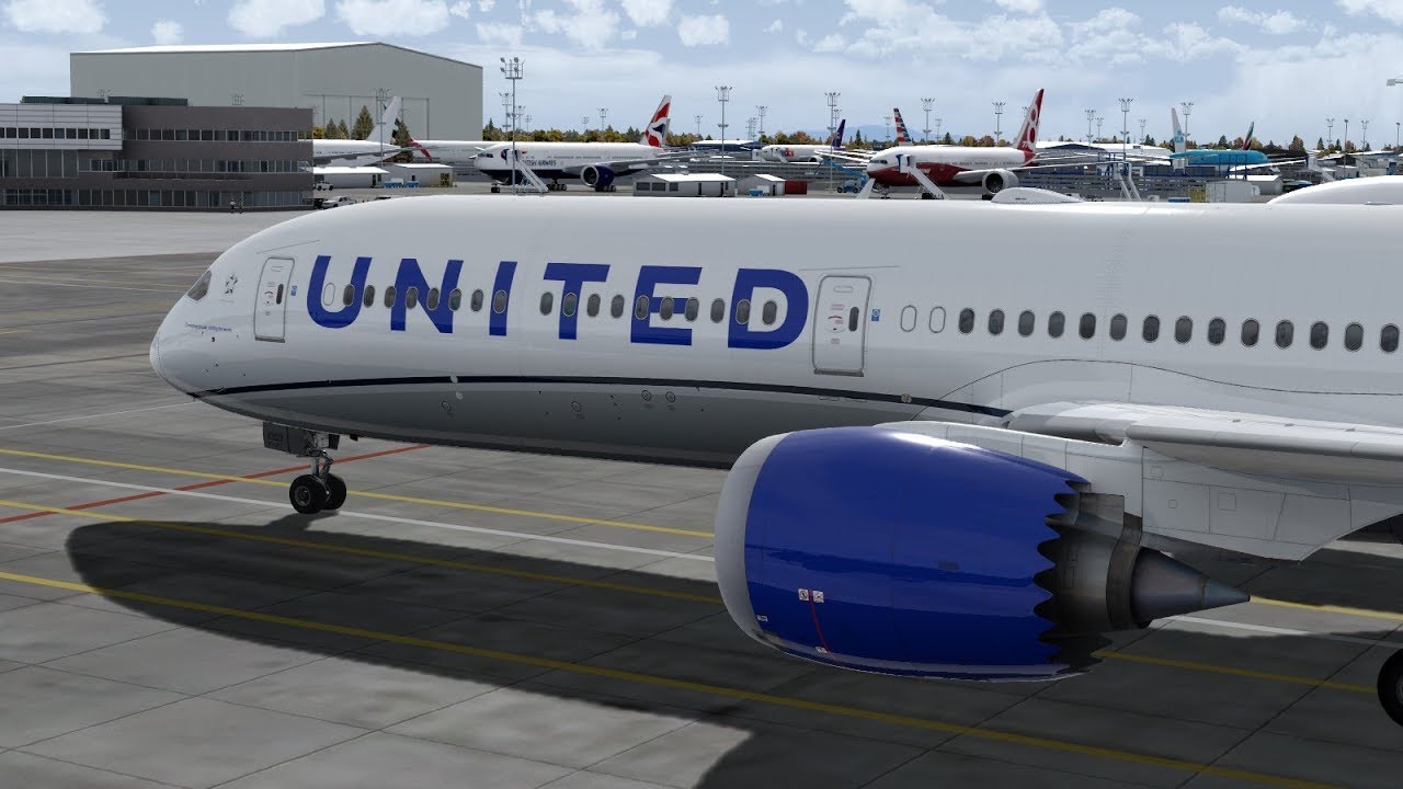[P3dv4.5] #EP99✈ [787-10 dreamliner ] ✈F&aacute;brica da Boeing ✈ Minneapolis