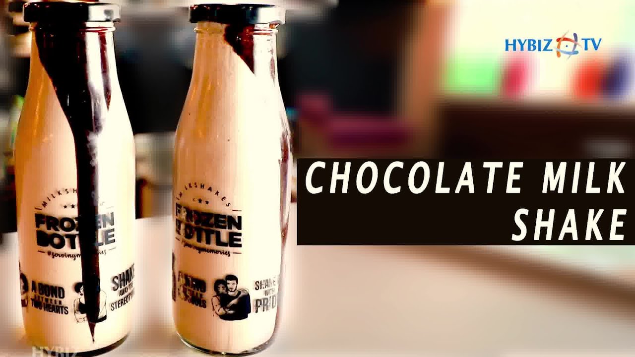 Chocolate Milkshake Racipe | Frozen Bottle | Lassi Corner Hyderbad