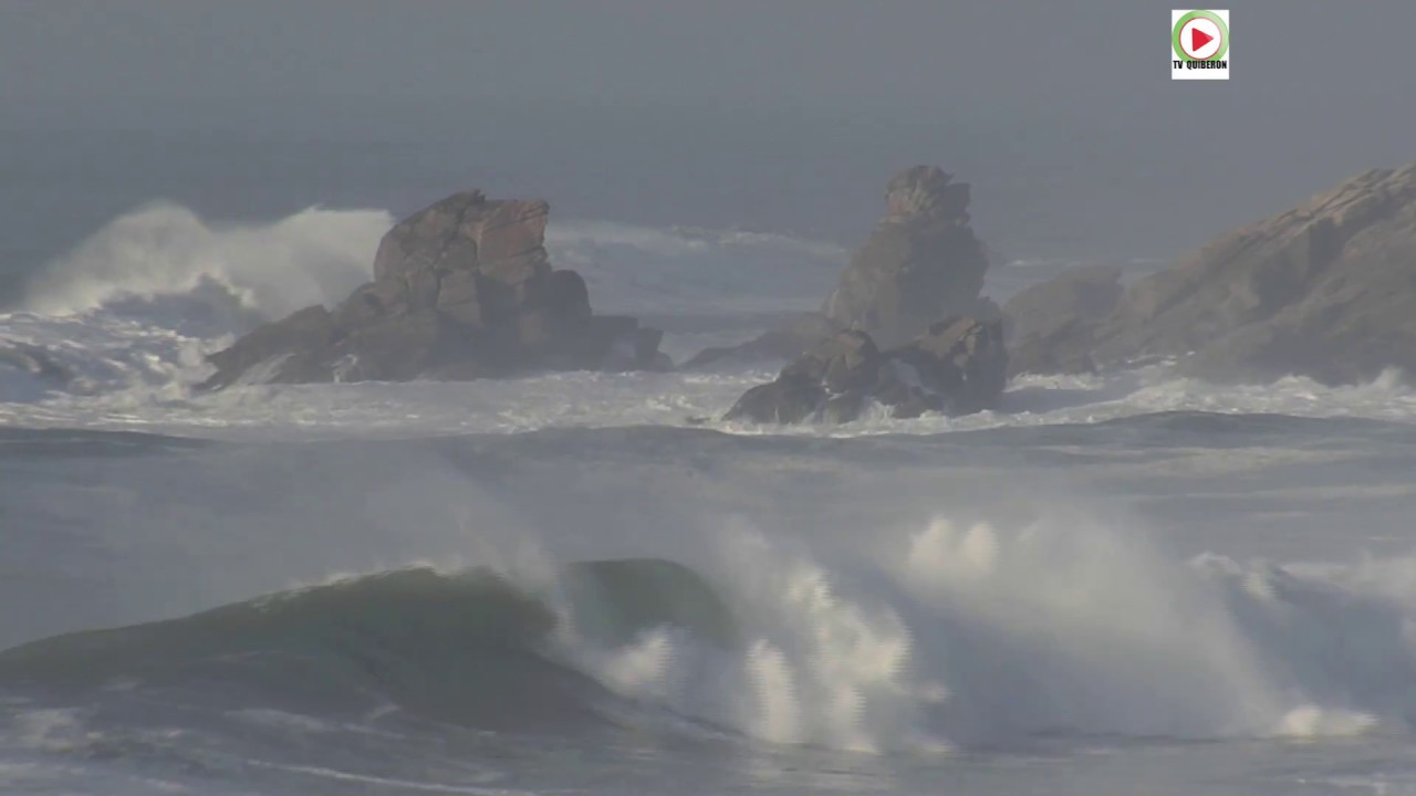 QUIBERON | 🌊 Explosion terrible de vagues - TV Quiberon 24/7