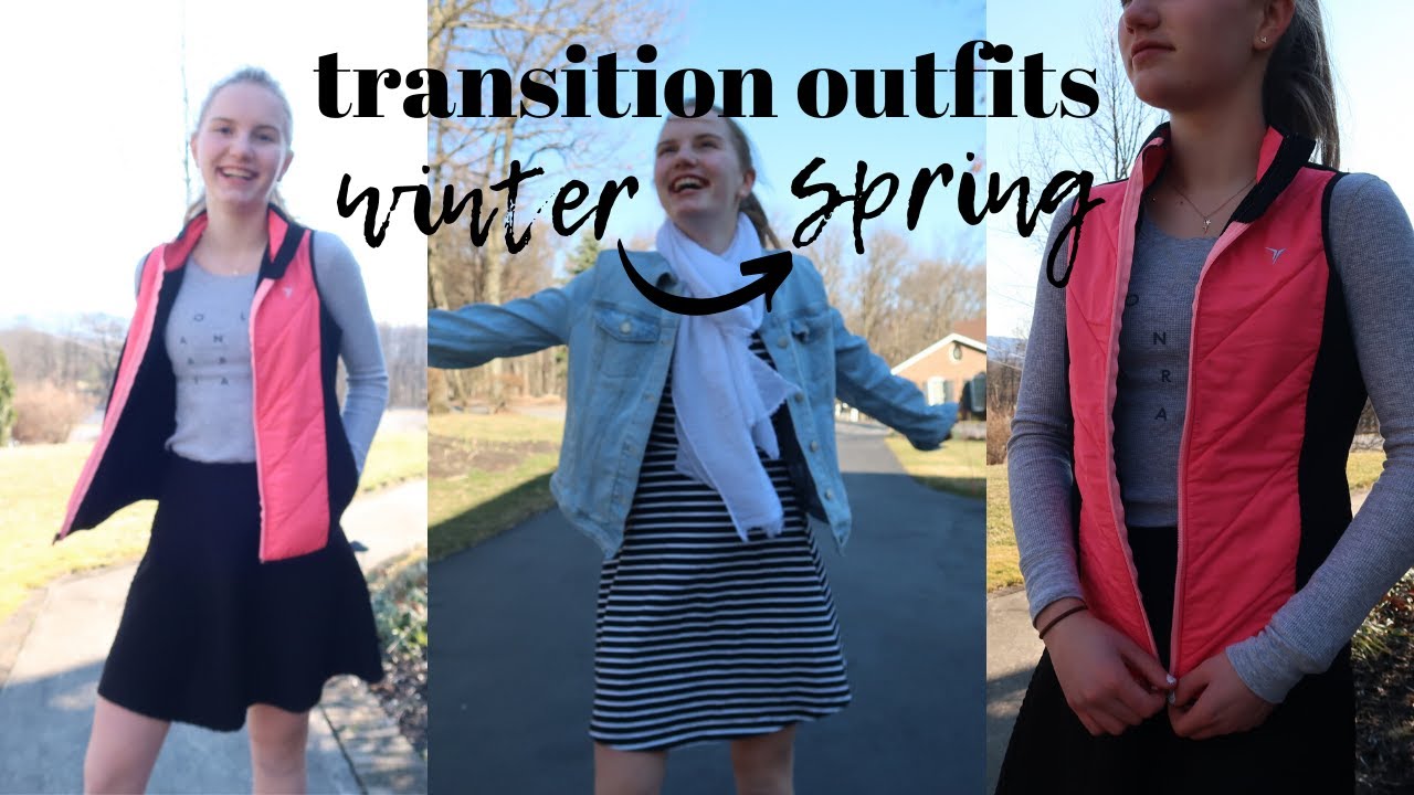 Winter to Spring Outfit Ideas // Episode 82