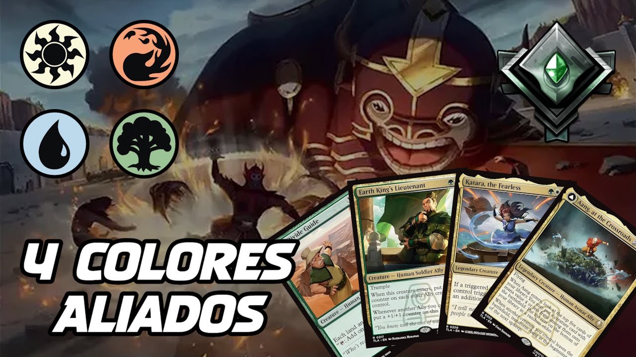 4 Colores Aliados MTG Arena Estándar en Español